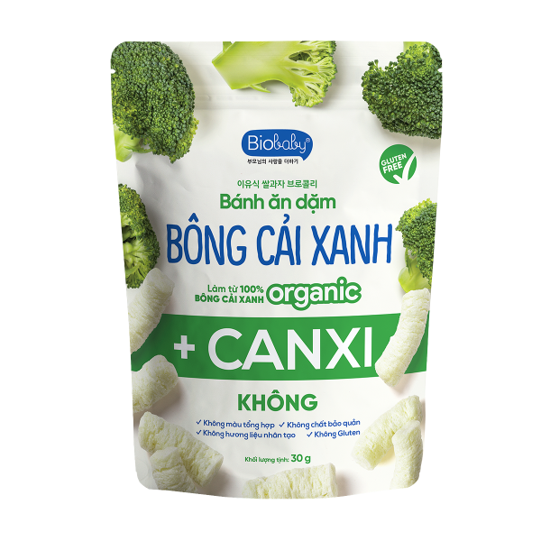 Bánh ăn dặm Biobaby – Vị Bông cải xanh Bánh ăn dặm Biobaby – Vị Bông cải xanh