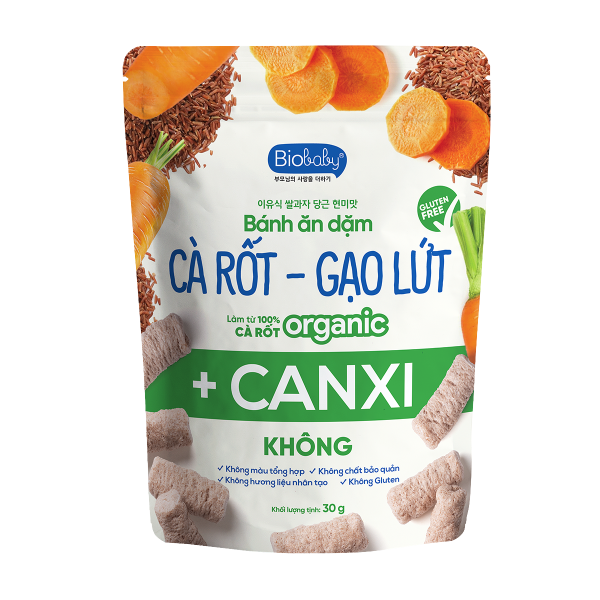 Bánh ăn dặm Biobaby – Vị Cà rốt gạo lứt Bánh ăn dặm Biobaby – Vị Cà rốt gạo lứt