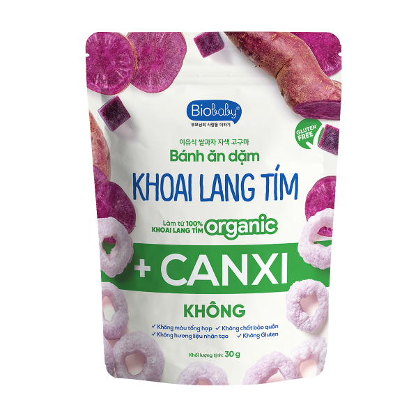 Bánh ăn dặm Biobaby – Vị Khoai lang tím Bánh ăn dặm Biobaby – Vị Khoai lang tím
