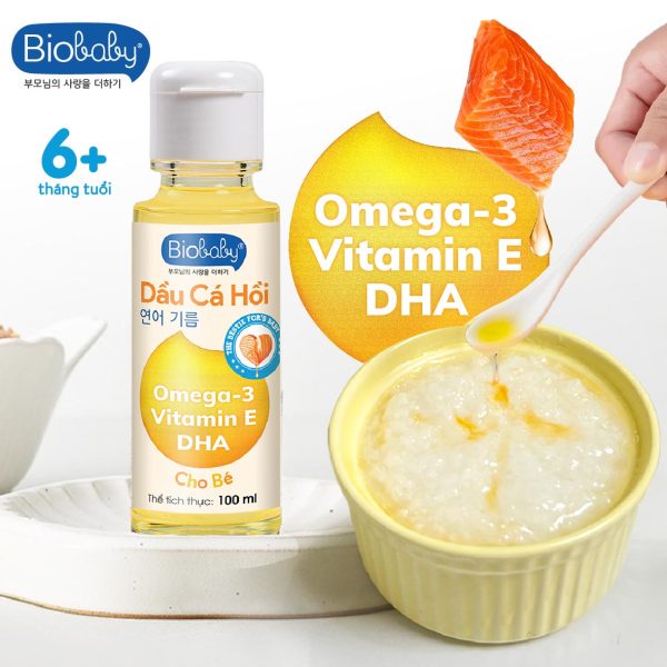 Dầu cá hồi Biobaby 100ml Dầu cá hồi Biobaby 100ml