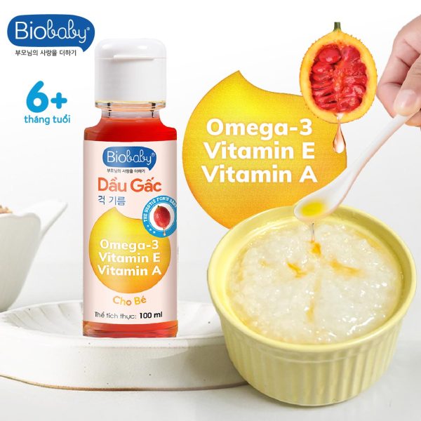Dầu gấc Biobaby 100ml Dầu gấc Biobaby 100ml