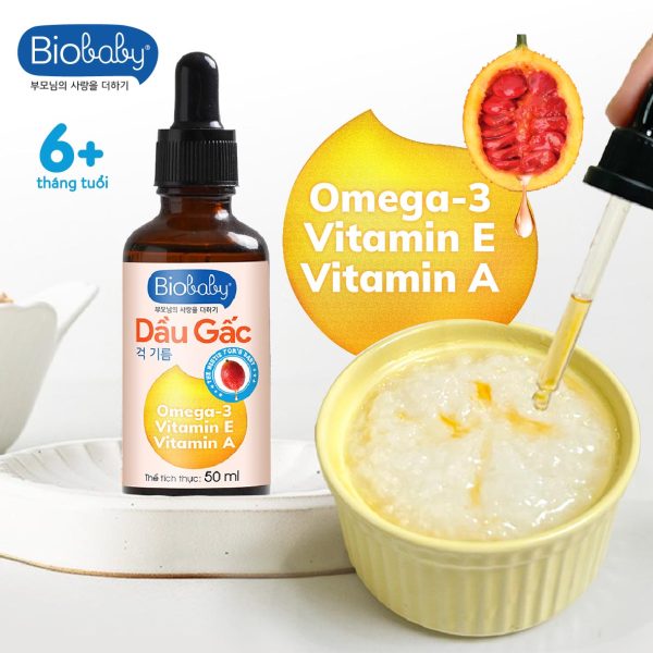 Dầu gấc Biobaby 50ml