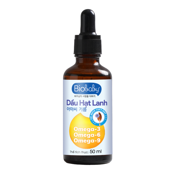 Dầu hạt lanh Biobaby 50ml