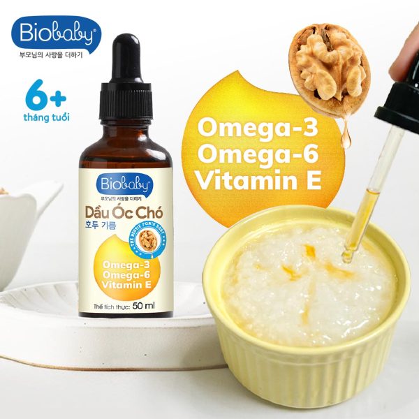 Dầu óc chó Biobaby 50ml Dầu óc chó Biobaby 50ml