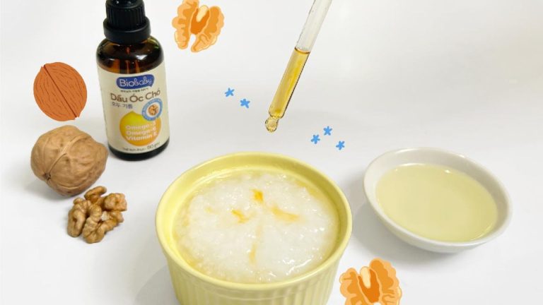 Thoi diem cho be an dau an dam Thời điểm cho bé ăn dầu ăn dặm