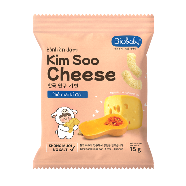 Bánh ăn dặm Kim Soo Cheese – Phô Mai Bí Đỏ