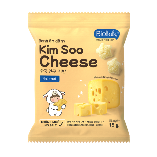 Bánh ăn dặm Kim Soo Cheese – Phô Mai Nguyên Vị 