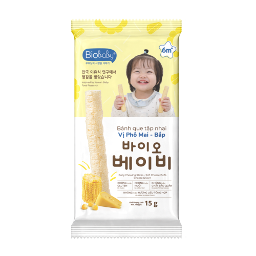 Bánh que tập nhai vị Phô Mai - Bắp