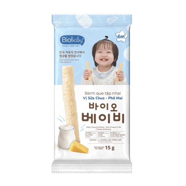 Bánh que tập nhai vị Sữa Chua - Phô Mai