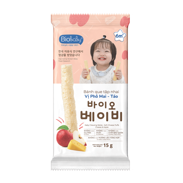 Bánh que tập nhai vị Phô Mai - Táo