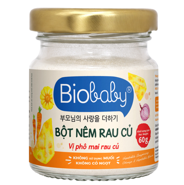 Bột nêm phô mai rau củ Biobaby