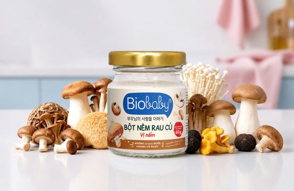 Bột nêm Biobaby vị nấm